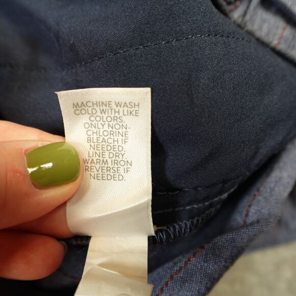 J. Jill Pants Womens Large Linen Stretch Wide Leg Crop Beachy Lagenlook Belted - Picture 8 of 10